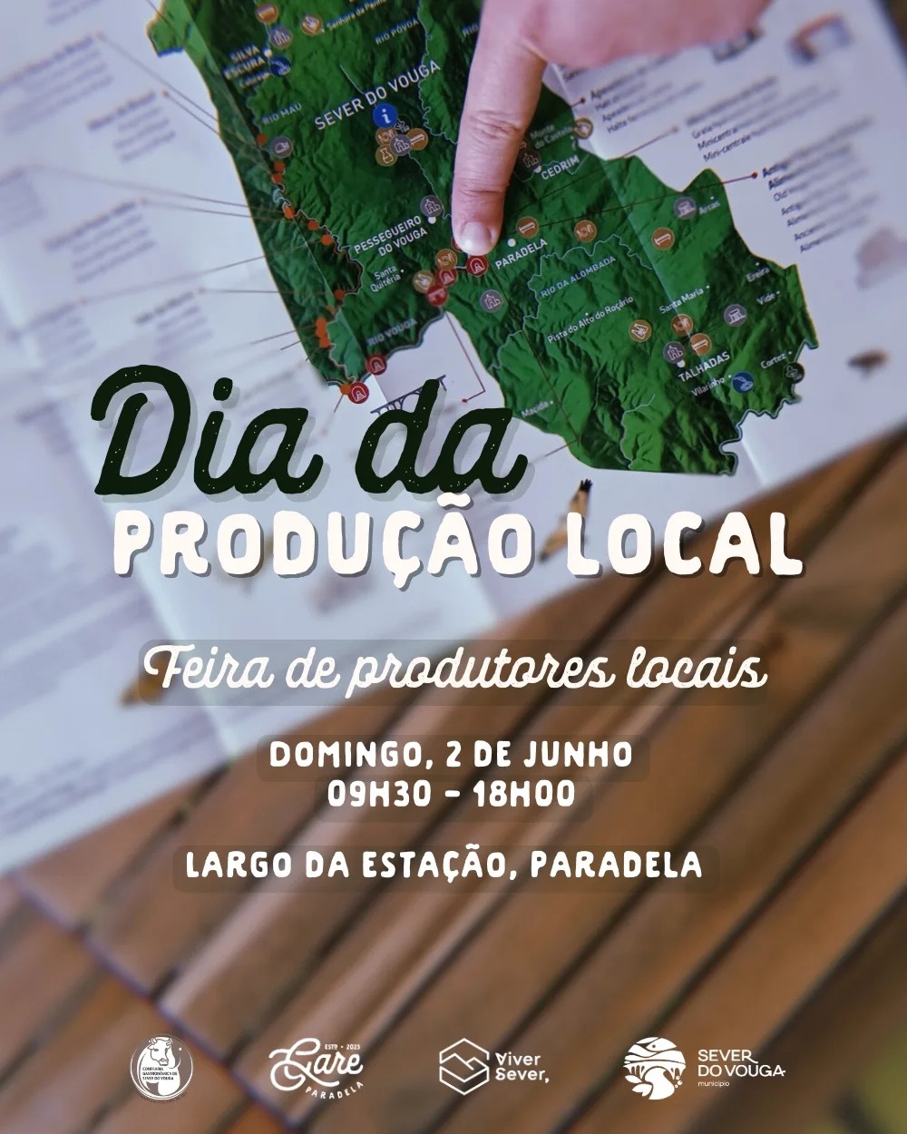 Fotografia de Capa de Dia da Produção Local - Gare Paradela