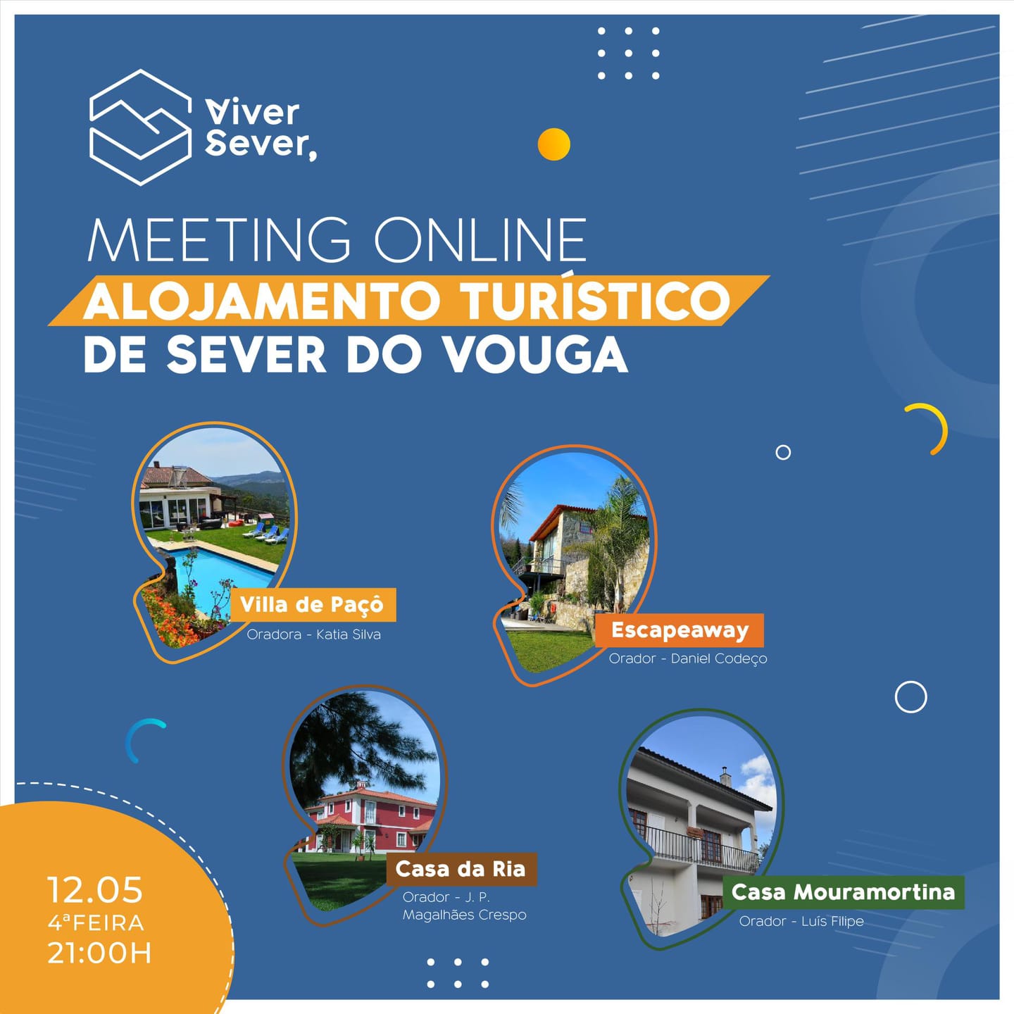 Fotografia de Capa de Meeting Online — Alojamento Turístico de Sever do Vouga